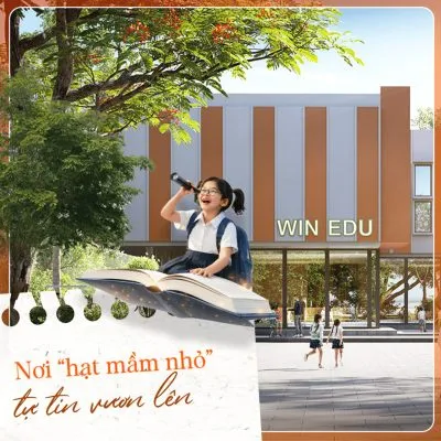 Môi trường giáo dục hiện đại tại hệ thống trường học Win Edu nội khu