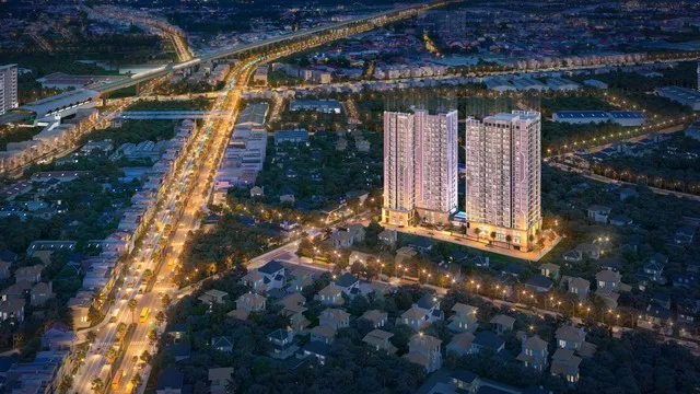Một góc phối cảnh dự kiến của khu căn hộ Fenica