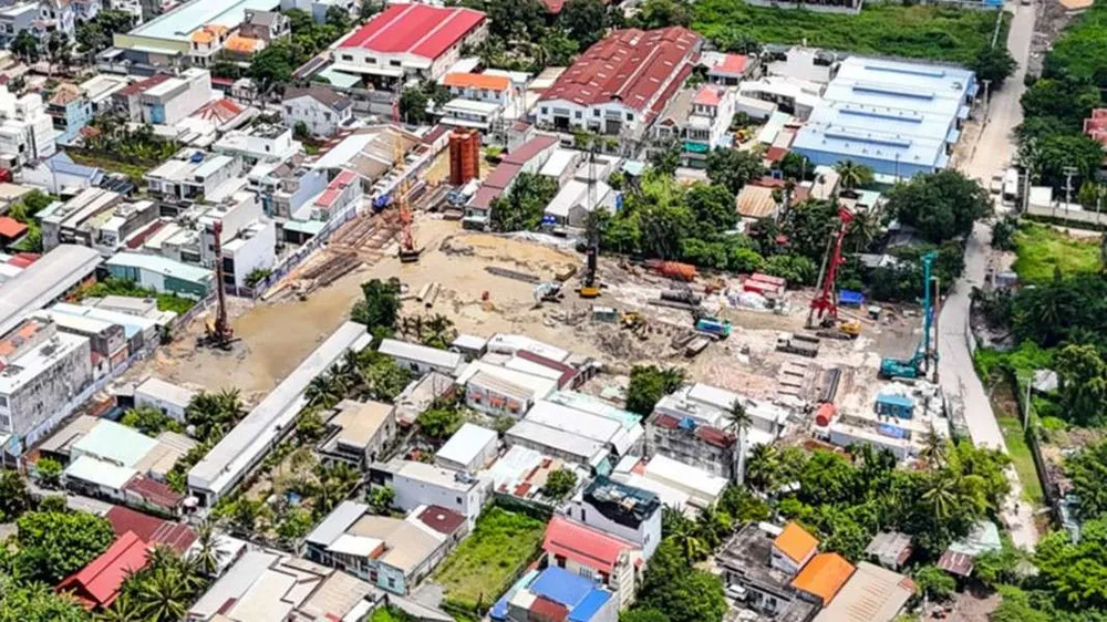 TIẾN ĐỘ AT SAIGON RIVERSIDE, FLYCAM TIẾN ĐỘ SAIGON RIVERSIDE, TIẾN ĐỘ THỰC TẾ AT SAIGON RIVERSIDE, TIẾN ĐỘ XÂY DỰNG AT