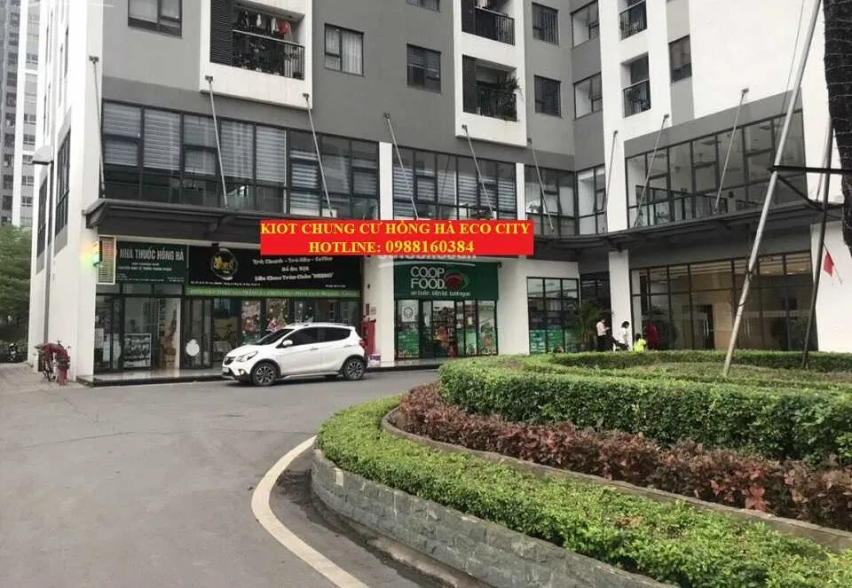 bán kiot chung cư hồng hà eco city