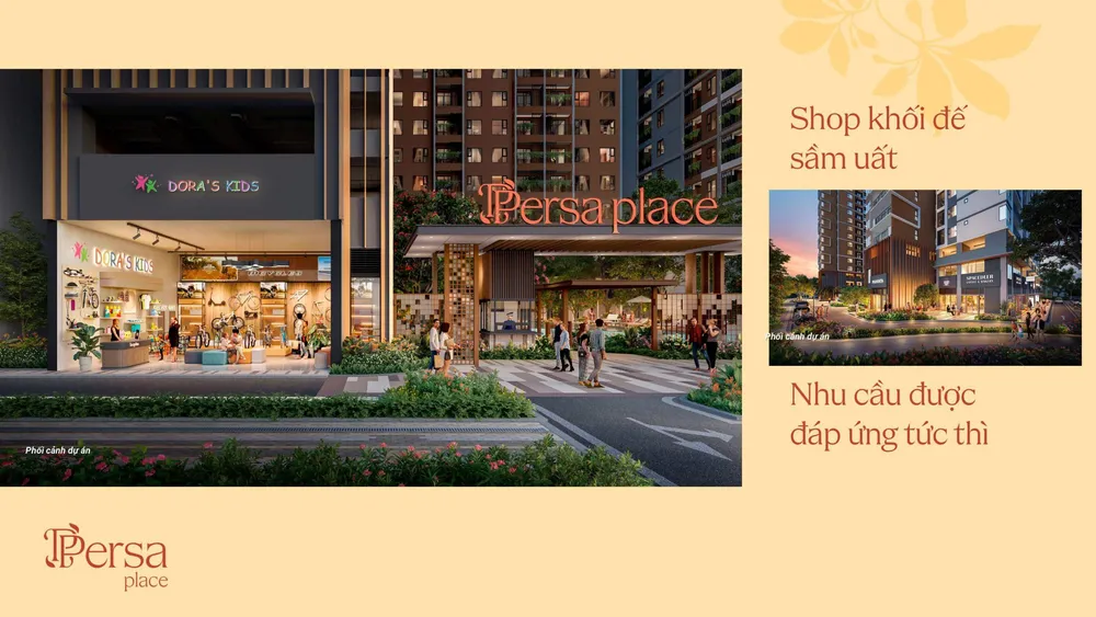 shop khối đế sầm uất