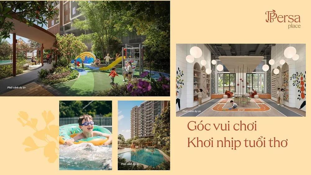 các tiện ích vui chơi dành cho trẻ em