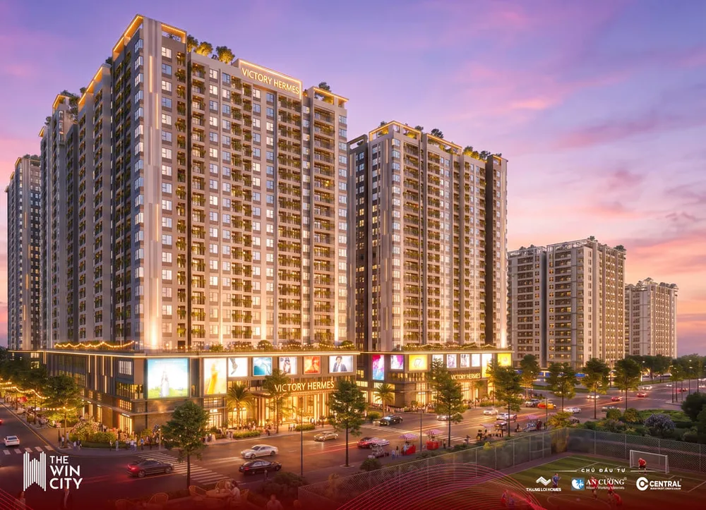 Phối cảnh thiết kế căn hộ phân khu Victory Hermes hiện đại tại dự án The Win City Tây Sài Gòn