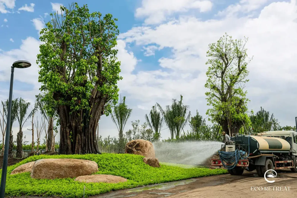 Cập nhật tiến độ xây dựng dự án Eco Retreat vào tháng 05 năm 2025