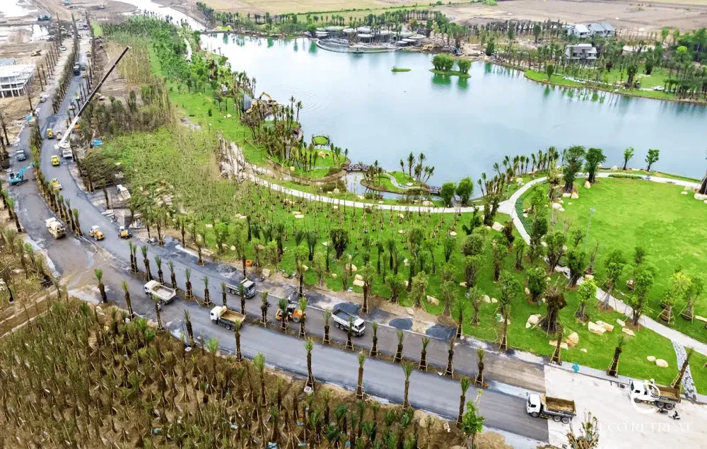 Cập nhật tiến độ xây dựng dự án Eco Retreat vào tháng 05 năm 2025