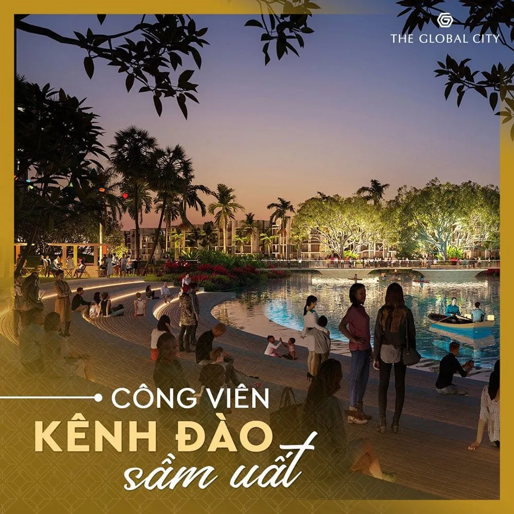 Công viên kênh đào sầm uất