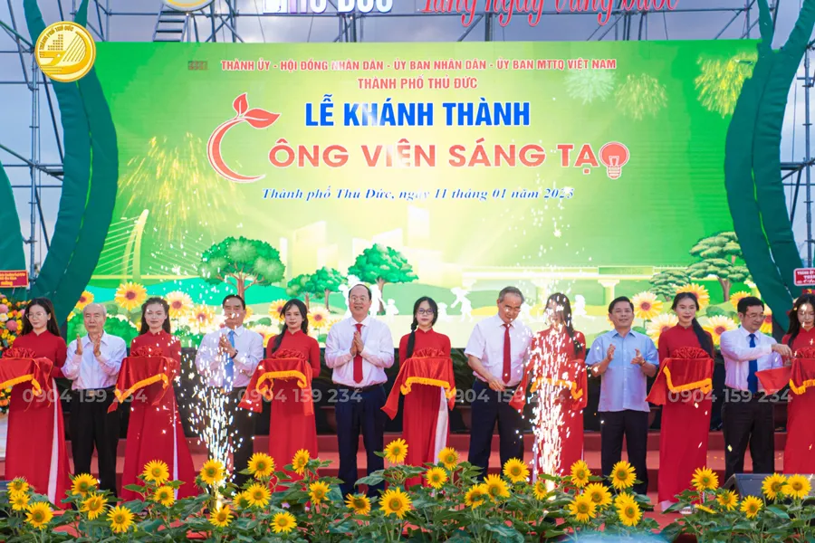 cong vien sang tao phia bo song thu thiem