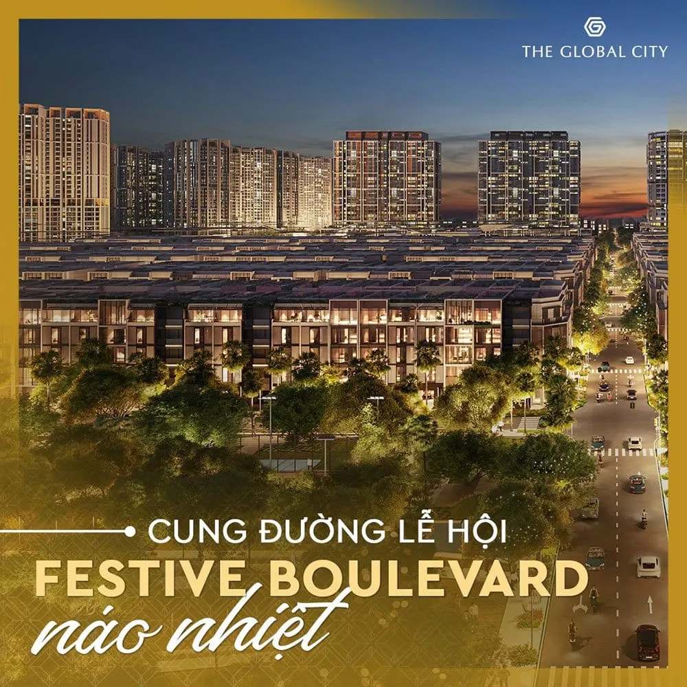 Cung đường lễ hội Festive Boulevard náo nhiệt