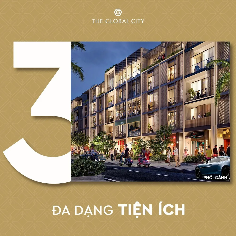 Đa dạng tiện ích tại Soho The Global City