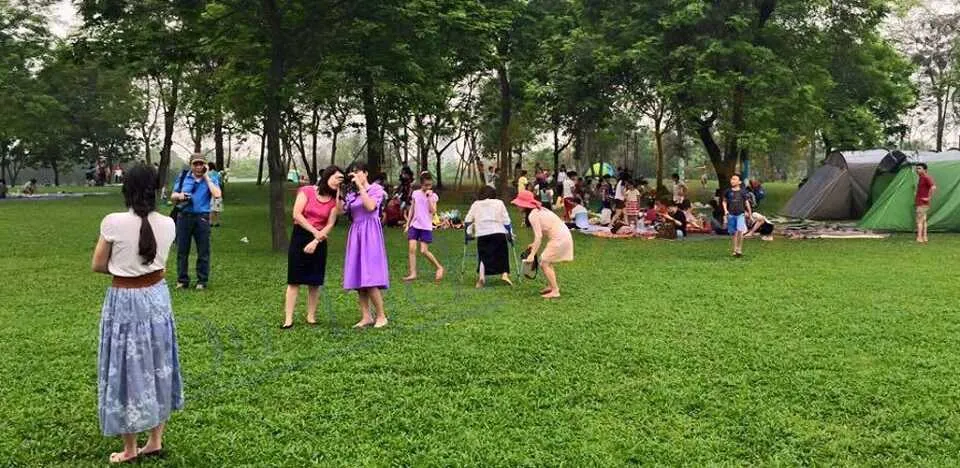 hồng hà eco city công viên trung tâm