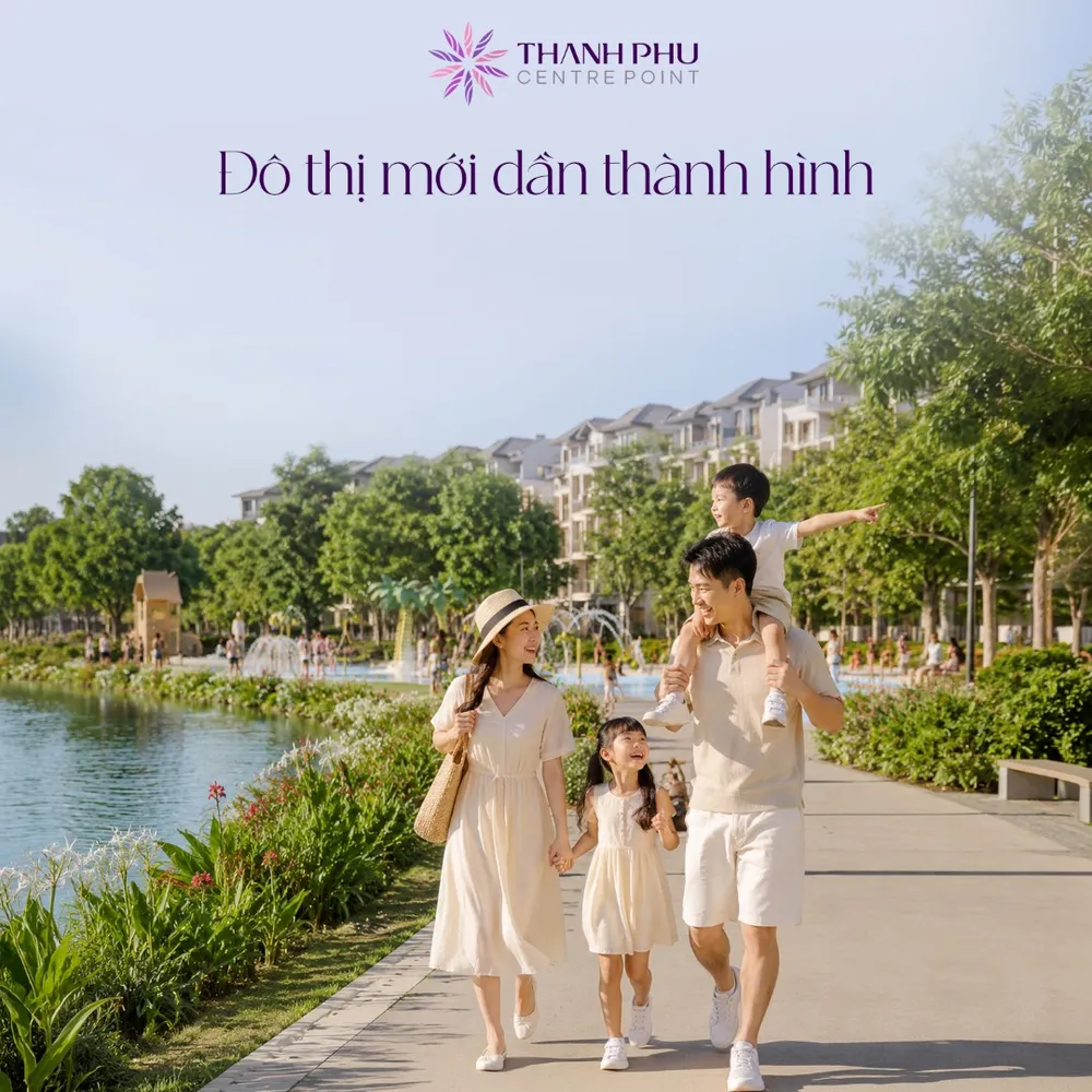 Đô thị mới dần thành hình Thanh Phú Centre Point