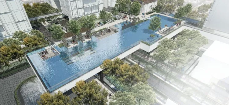 phối cảnh hồ Tilia Residences