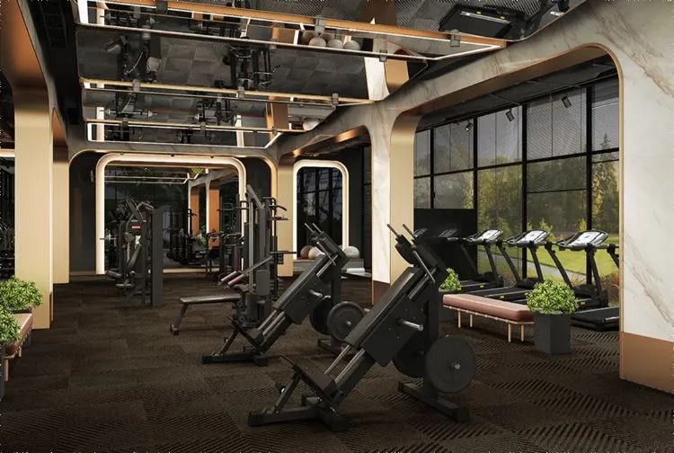 Tòa tháp sở hữu phòng tập gym hiện đại