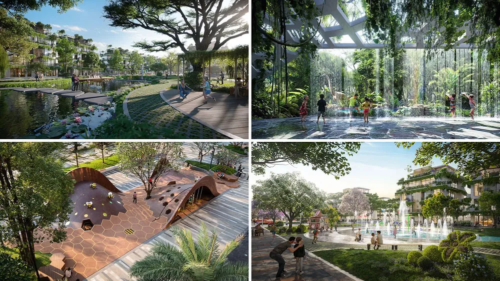 Hàng loạt tiện ích dành cho trẻ em tại đô thị Eco Central Park.