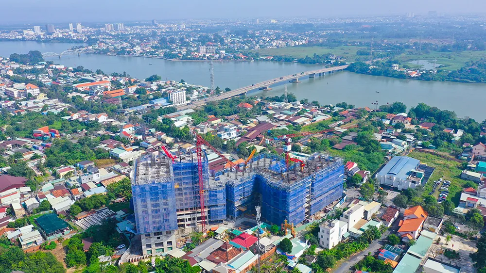 Fresia Riverside đẩy nhanh tiến độ thi công, River 1 tầng 14, River 2 & 3 tầng 10, nền tảng hình thành bất động sản Cash - home tạo dòng tiền sớm.
