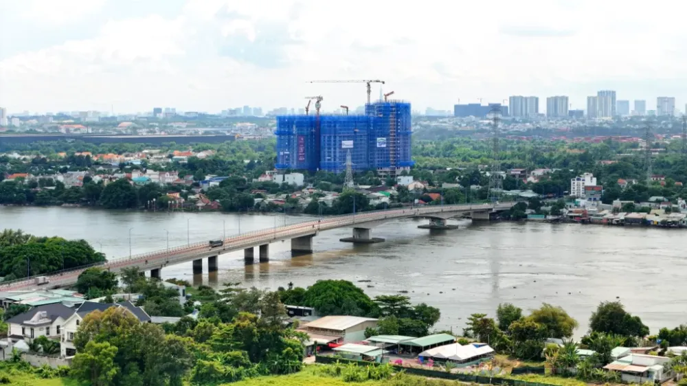 Dự án Fresia Riverside nằm bên sông Đồng Nai.