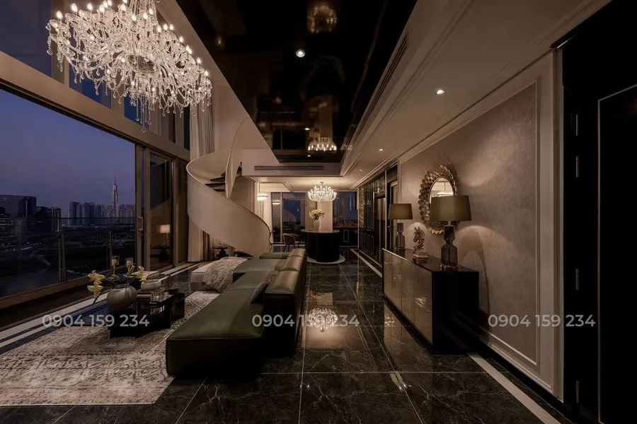 Hinh anh thuc te can ho duplex tai empire city