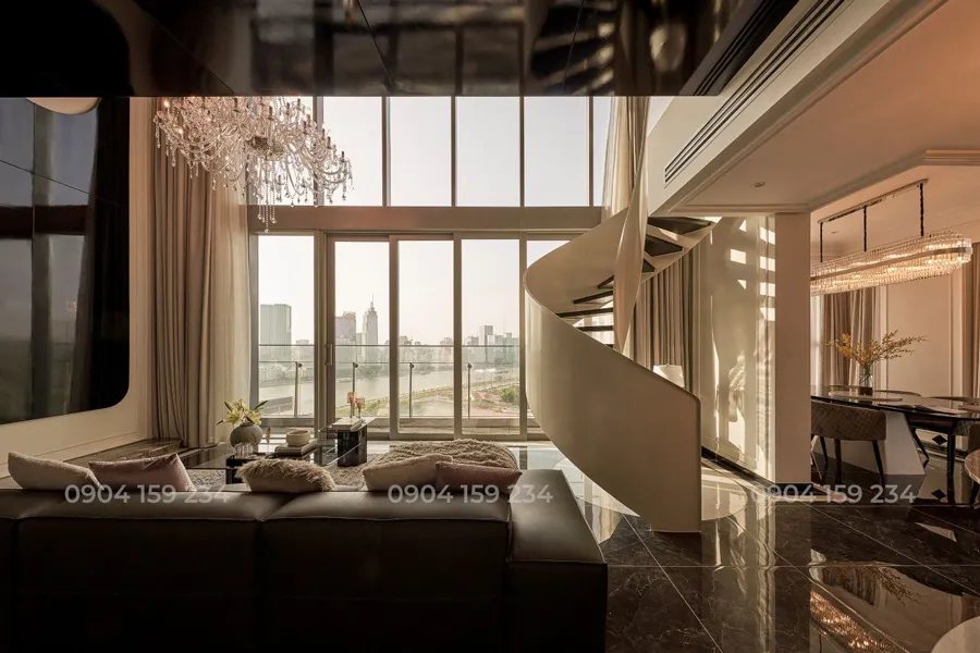 Hinh anh thuc te can ho duplex tai empire city