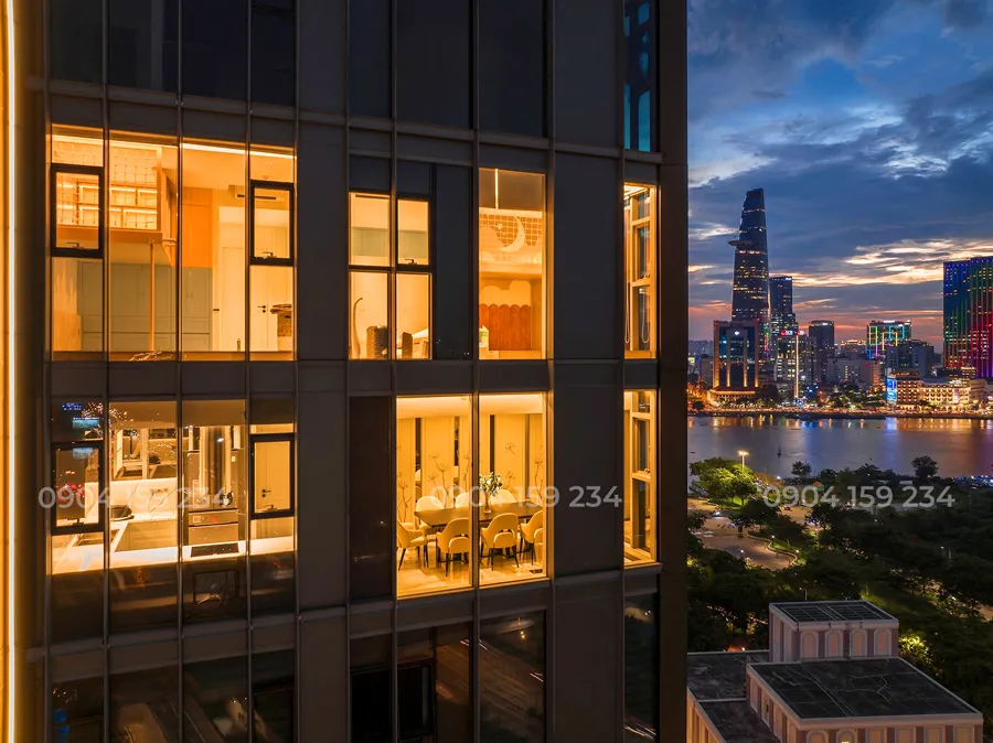 Tam nhin dang cap tai can ho duplex empire city
