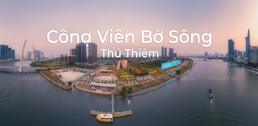 hinh anh thuc te cong vien bo song thu thiem
