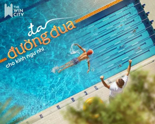Hồ bơi Maximus thiết kế chuẩn Olympic tại dự án The Win City