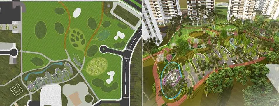công viên 6 giác quan hồng hà eco city