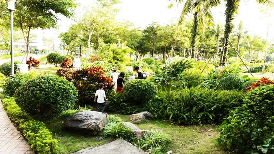 công viên 6 giác quan hồng hà eco city