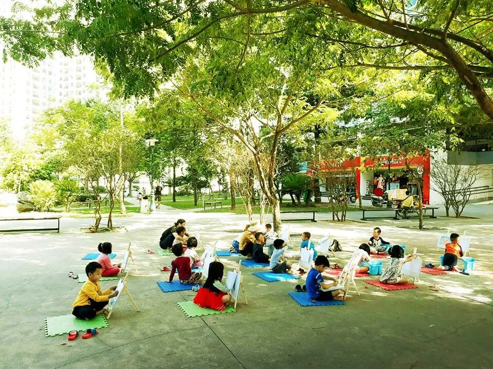 công viên 6 giác quan hồng hà eco city