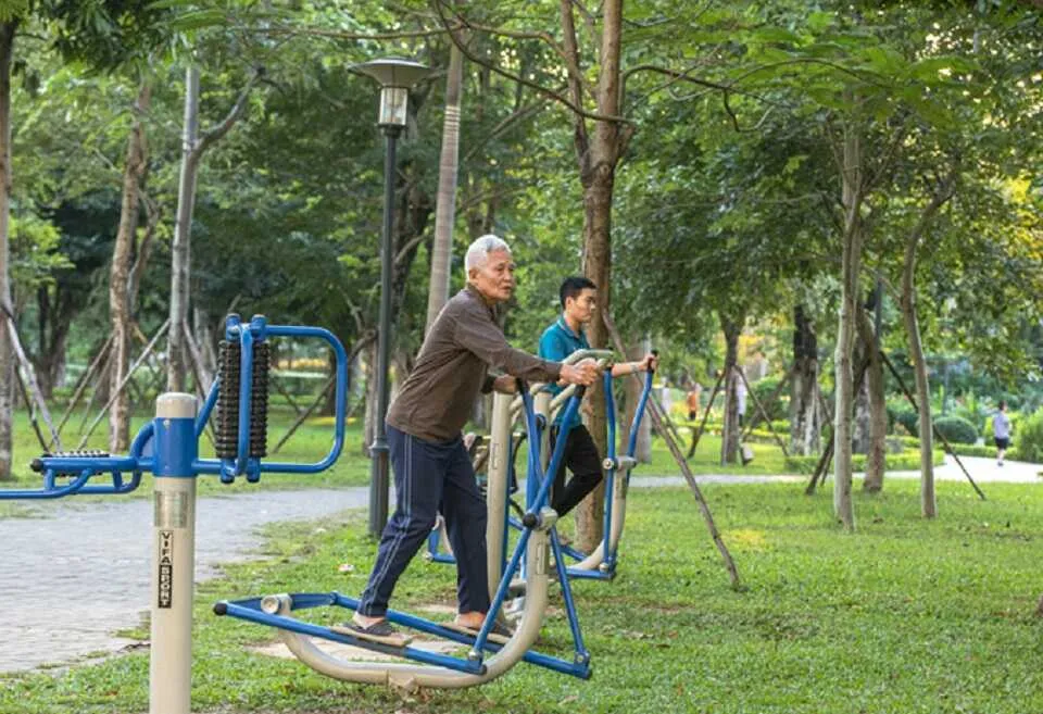công viên 6 giác quan hồng hà eco city
