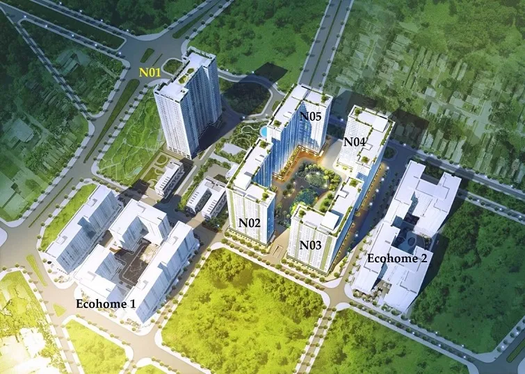 bán kiot chung cư ecohome cổ nhuế