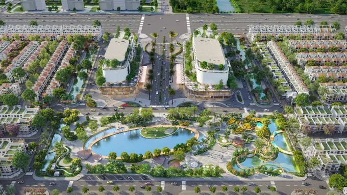 Công viên trung tâm 2.2ha – một trong những tiện ích nổi bật tại River Park, đang triển khai thi công và dự kiến hoàn thành vào tháng 6-2026