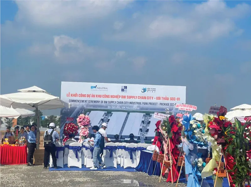 Lễ Khởi Công Dự án KCN BW Supply Chain City