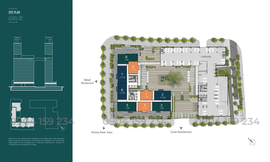 mat bang tang 2 du an Narra Residences Empire City