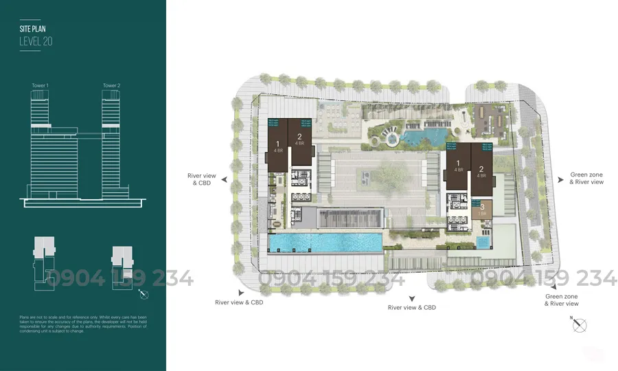 mat bang tang 20 du an Narra Residences Empire City
