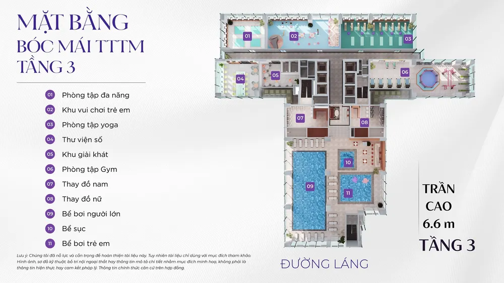 Mặt bằng tiện ích