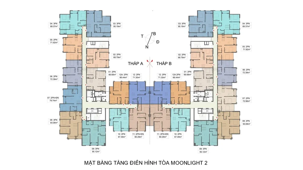 mặt bằng dự án chung cư moonlight 2 an lạc
