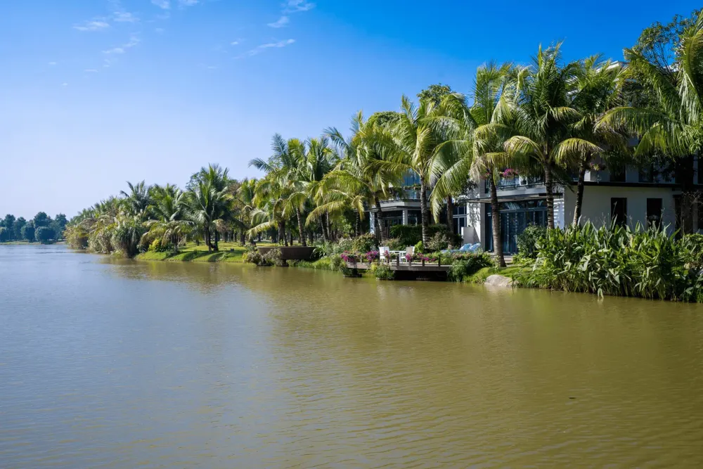 Một góc biệt thự đảo Ecopark.