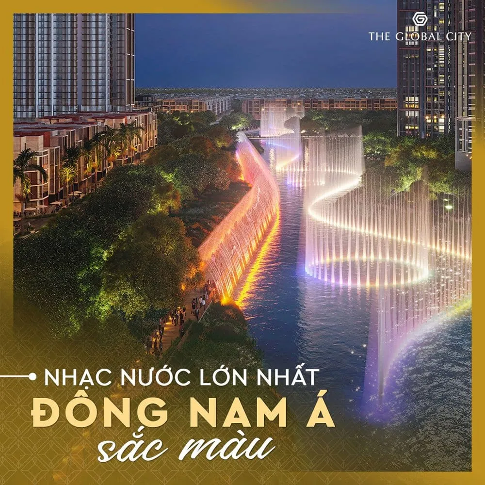 Nhạc nước lớn nhất Đông Nam Á sắc màu