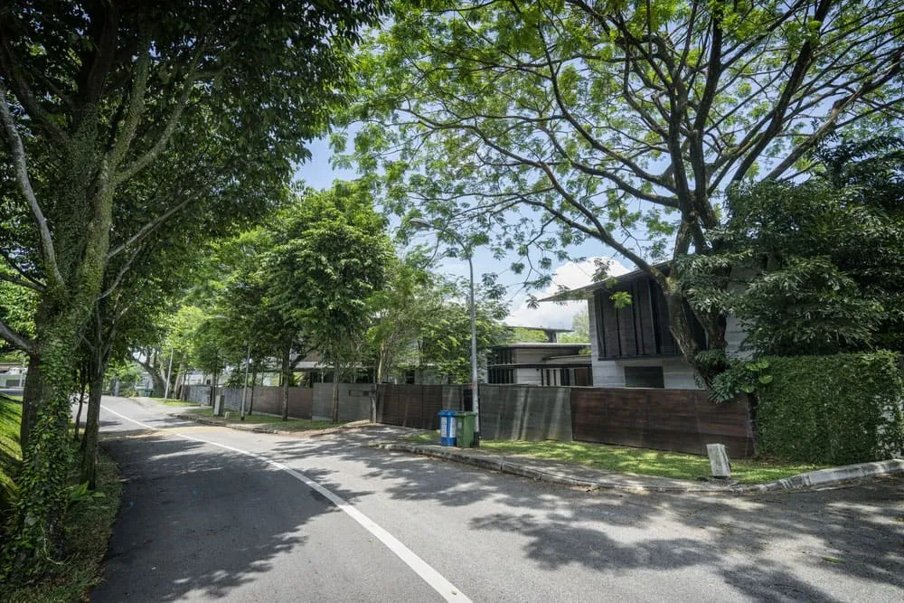 Phố nhà giàu Nassim tại Singapore.