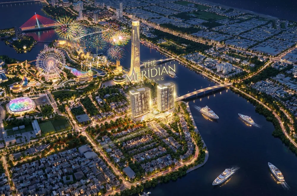 THE MERIDIAN DA NANG - Dự án căn hộ cao cấp bên sông Hàn 1 Phoi canh vi tri The Meridian Da Nang