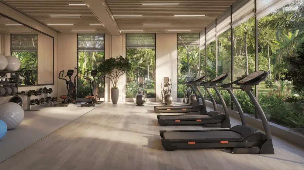 Phòng gym rèn luyện thể chất