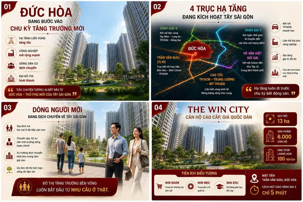 Dự án bất động sản The Win City đón đầu chu kỳ tăng trưởng mới tại Tây Sài Gòn
