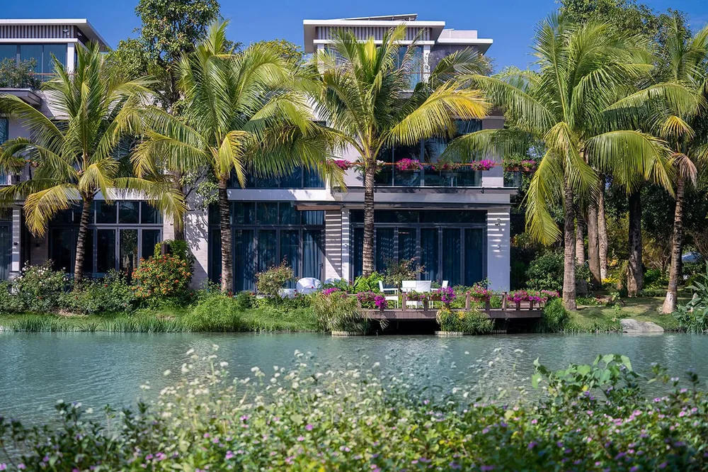 Thiên nhiên hòa quyện với cuộc sống con người tại Ecopark.