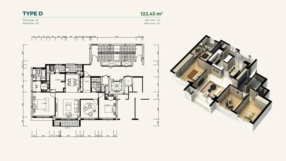 thiết kế căn hộ essensia splendora mailand hà nội