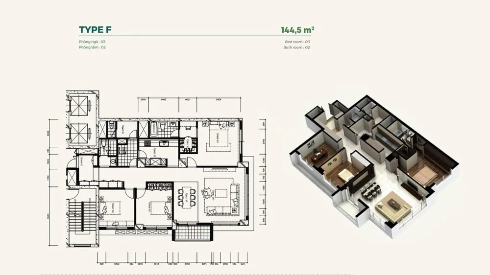 thiết kế căn hộ essensia splendora mailand hà nội