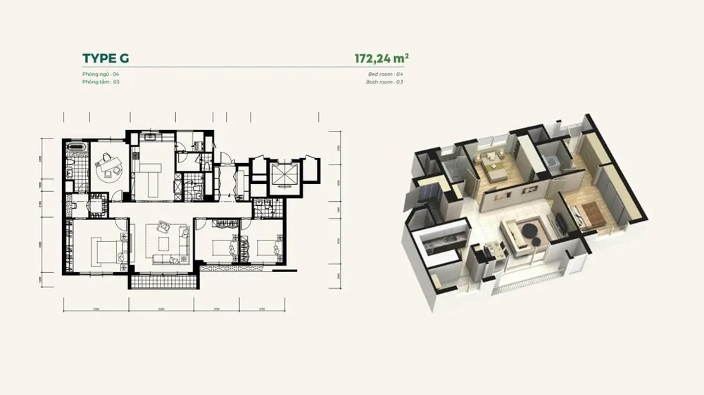 thiết kế căn hộ essensia splendora mailand hà nội