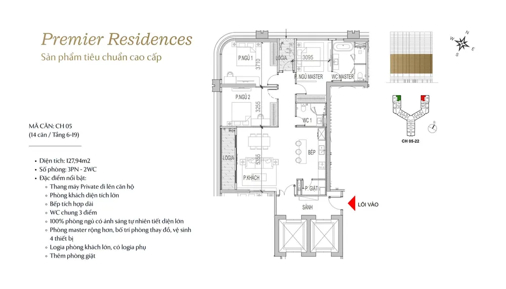 thiết kế căn hộ the magnolia private residences long biên