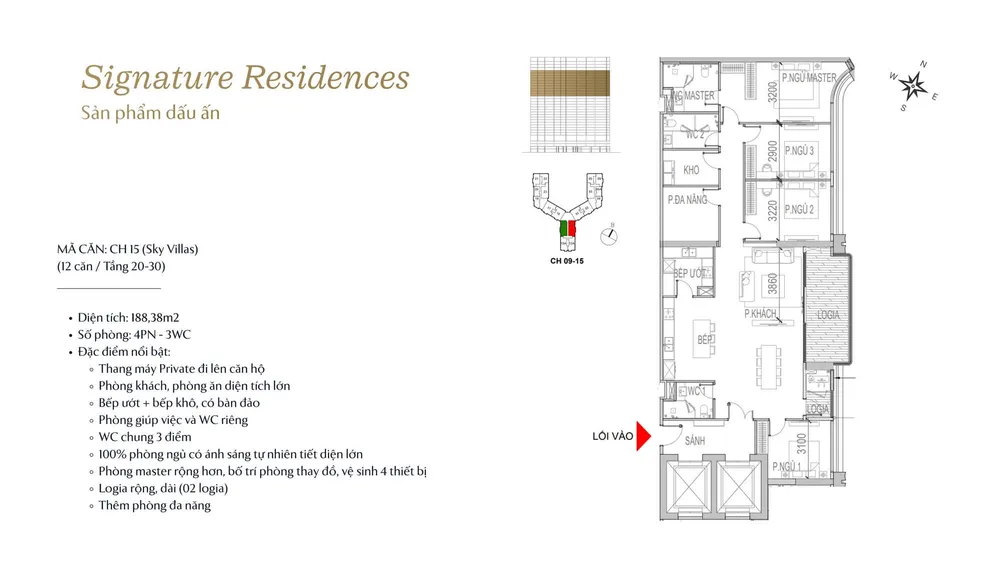 thiết kế căn hộ the magnolia private residences long biên