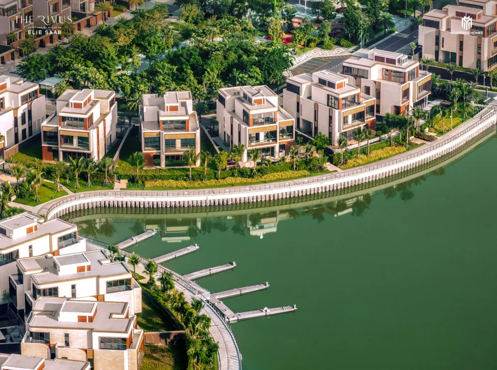 Hình ảnh thực thế khu dinh thự The Rivus
