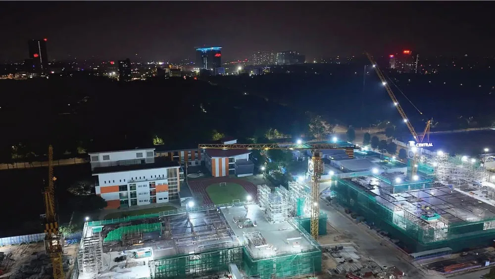 tiến độ dư án the nest bình dương